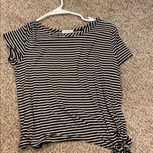 Super cute striped shirt barley used